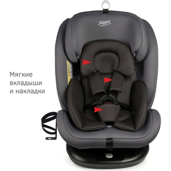 Автокресло Siger Престиж Isofix Lux KRES3943 (маренго)