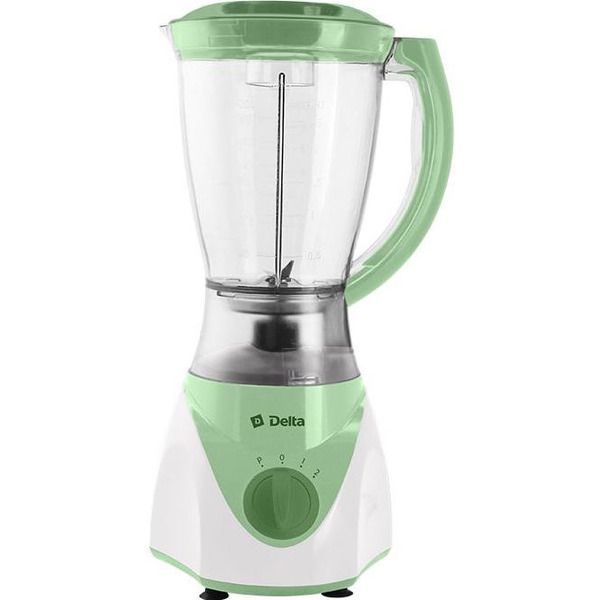 Блендер стационарный Delta DL-7311 белый/зеленый