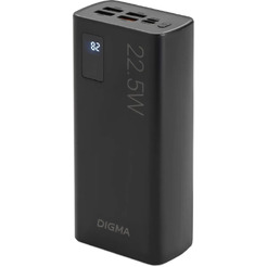 Внешний аккумулятор Digma DGPF30B 30000mAh (черный)