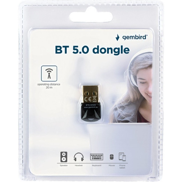Bluetooth адаптер GEMBIRD BTD-MINI6