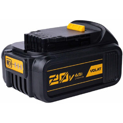 Аккумуляторная батарея VOLAT для DeWalt 20.0V 6.0Ah (Li-ion) DEW-DCB200