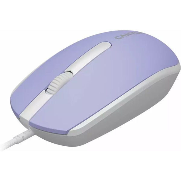 Мышь Canyon M-10 (CNE-CMS10ML) сиреневый/белый