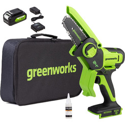 Аккумуляторная пила Greenworks G24MCS10K2 2008207UA