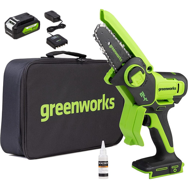 Аккумуляторная пила Greenworks G24MCS10K2 2008207UA