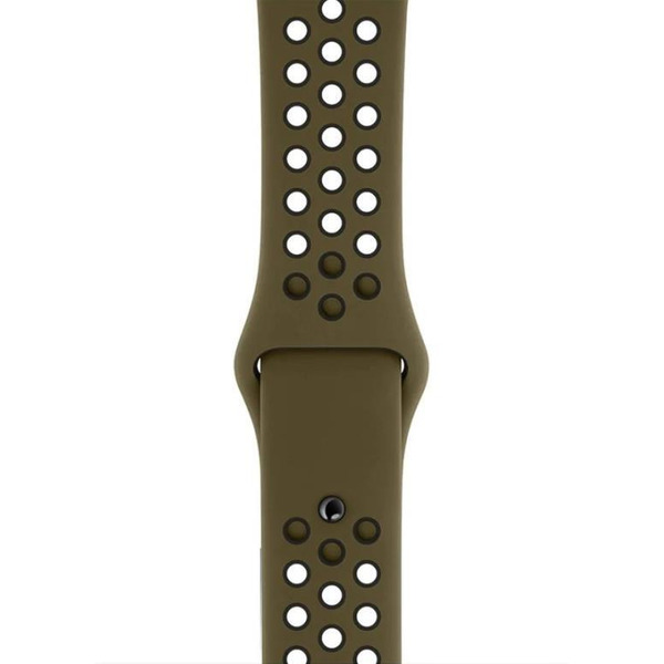 Ремешок Bingo Sport для APPLE Watch 42/44/45mm (S) Оливковый с черным