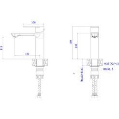 Смеситель AV Engineering AVLES1-BW1