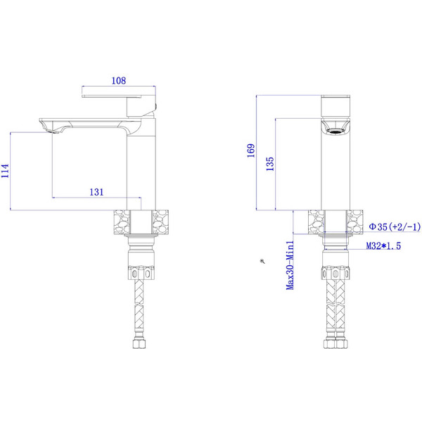 Смеситель AV Engineering AVLES1-BW1