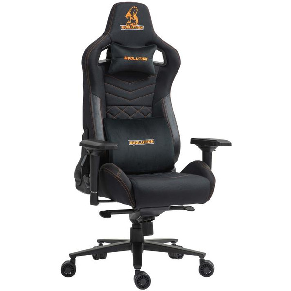 Игровое кресло EVOLUTION CONQUEROR FABRIC Black
