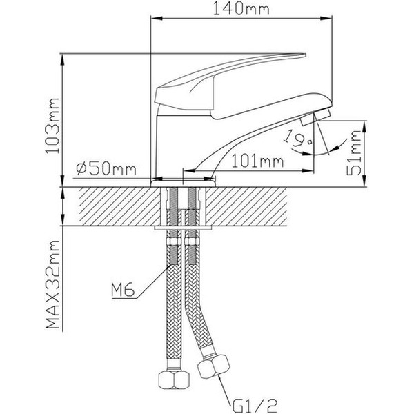 Смеситель AV Engineering AVSHU1-A130-110