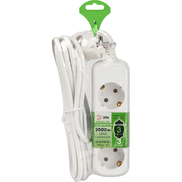 Удлинитель Эра Greenline UDL-16-330-E