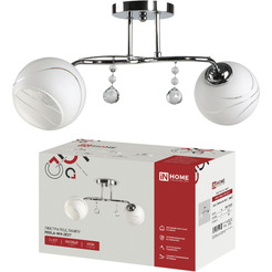 Припотолочная люстра In Home AURA PERLA-WH-2E27