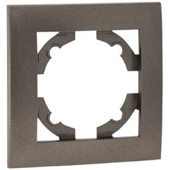 Рамка EKF Валенсия 1-местная (графит)