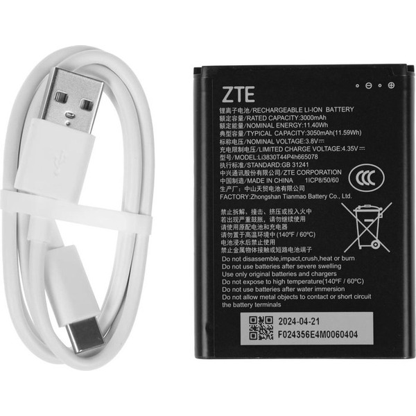 Мобильный 4G Wi-Fi роутер ZTE U10S Pro (темно-синий)