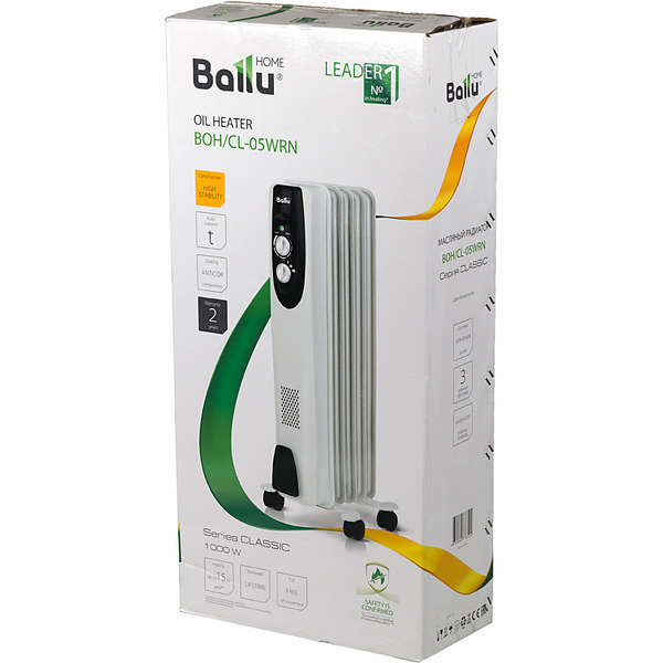 Масляный радиатор Ballu BOH/CL-05WRN