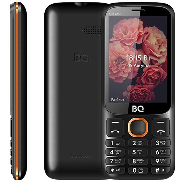 Мобильный телефон BQ-Mobile BQ-3590 Step XXL+ (черный/оранжевый)