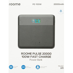 Внешний аккумулятор Roome Pulse X11 RMPL20K 20000mAh (черный)