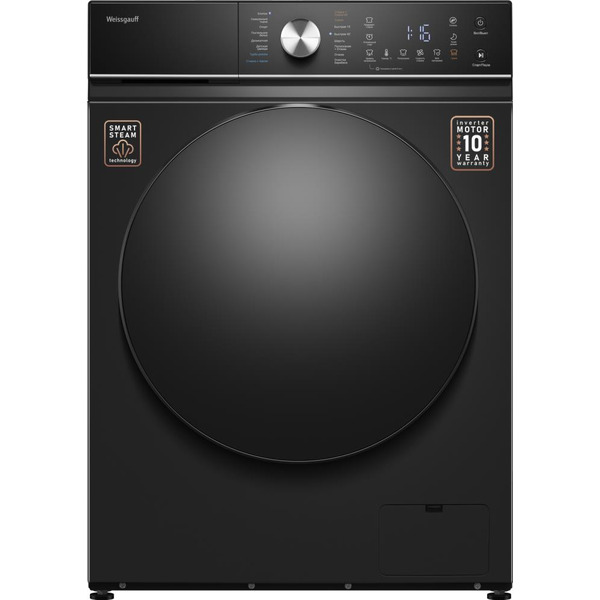 Стирально-сушильная машина Weissgauff WMD 61211 D Inverter Steam Matt Black