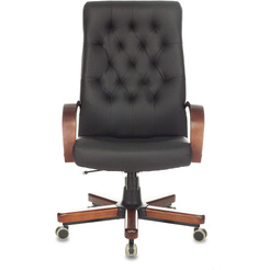 Кресло Бюрократ T-9928WALNUT/ECO-B (черный)