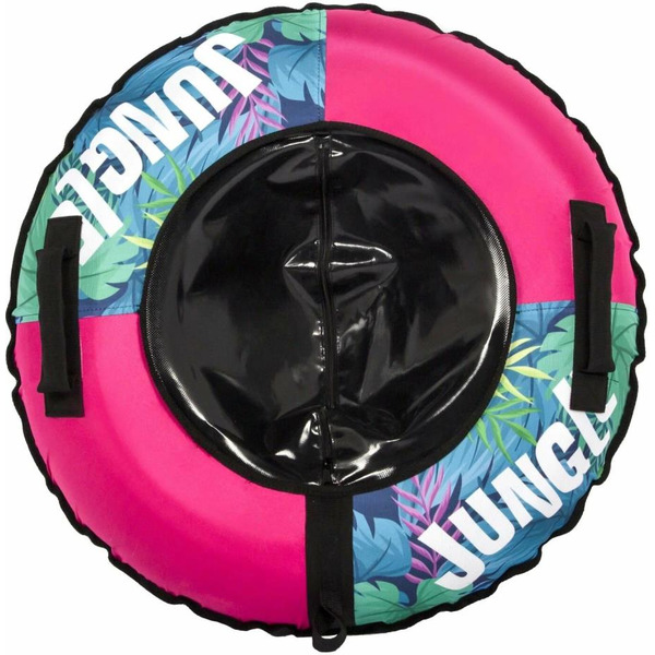 Тюбинг Snowstorm BZ-90 Jungle / W112909 (90см, розовый/зеленый)