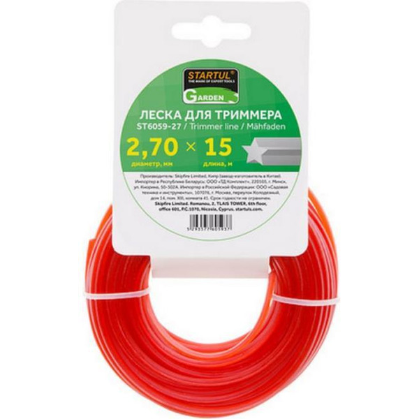 Леска для триммера Startul Garden ST6059-27