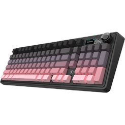 Компьютерная клавиатура AJAZZ AK980 V2 (черно-розовая)