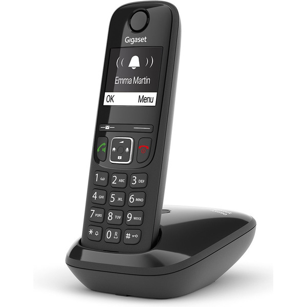 Телефон DECT Gigaset AS690 (черный)