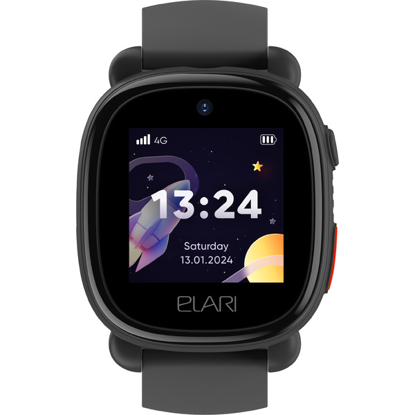 Часы-телефон Elari KidPhone 4G Lite (KP-4G L) черный