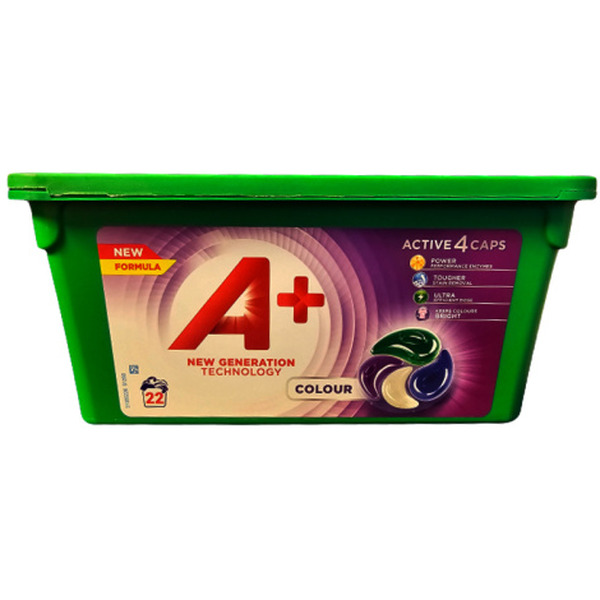 Капсулы для стирки A+ Color (22 шт)