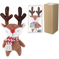 Новогоднее украшение Золотая сказка Оленёнок в шарфе 592510