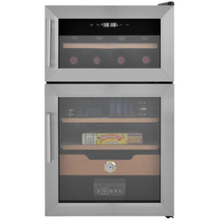 Винный шкаф-хьюмидор ZUGEL ZTH80DX Dual Zone