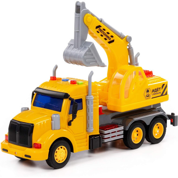 Экскаватор Полесье Профи Автомобиль-экскаватор инерционный 86440