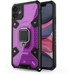 Бампер Bingo Space Capsule для APPLE iPhone 12 Фиолетовый