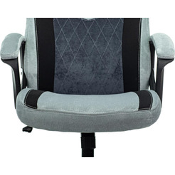 Кресло игровое Zombie VIKING 6 KNIGHT Fabric (1380215) голубой