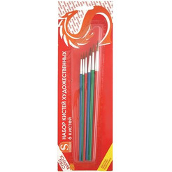 Набор кистей СТЕПНАЯ ЛИСИЦА, номера 1,3,5,7,9,11, (SPONSOR) арт. SB525A