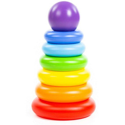 Пирамидка Полесье Колечко-шар (8 элементов) 62383