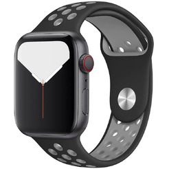 Ремешок Bingo Sport для Apple Watch 42/44/45mm (S) черный/серый