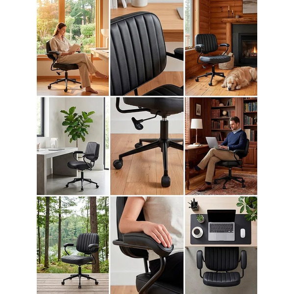 Офисное кресло MYROO Office Spark Black (XT-6242-B)