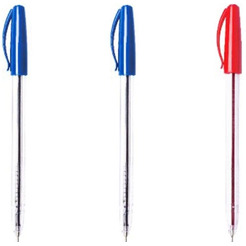 Набор шариковых масляных ручек 0.7 мм DELI (S306) синий + красный