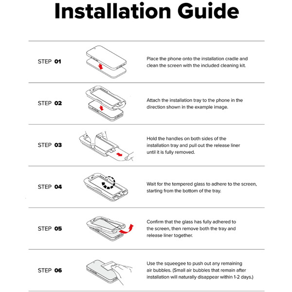 Защитное стекло Ringke EASY SLIDE 2шт для Nothing Phone (3)