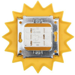 Выключатель двухклавишный KRANZ HAPPY Солнце KR-78-0618