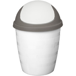 Контейнер для мусора IDILAND Rambai 221308421/03 (светло-серый)