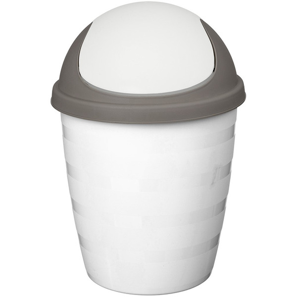 Контейнер для мусора IDILAND Rambai 221308421/03 (светло-серый)