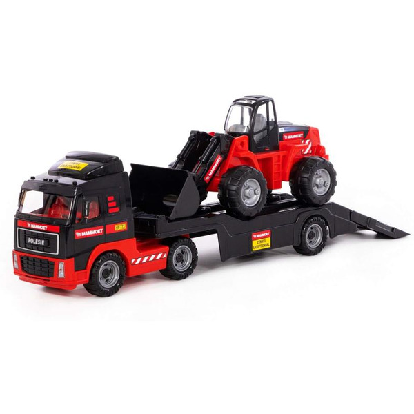 Автомобиль-трейлер + трактор-погрузчик Полесье 57105 204-03 MAMMOEТ