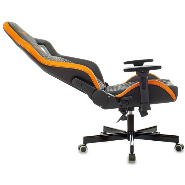 Кресло игровое Knight Outrider (1628891) черный/оранжевый