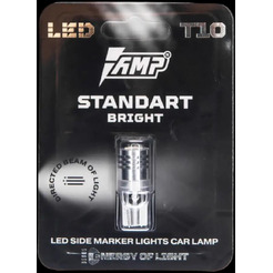 Светодиод габаритный AMP StandartBright T10