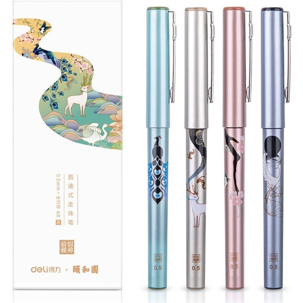 Набор ручек-роллеров DELI ASIA S852