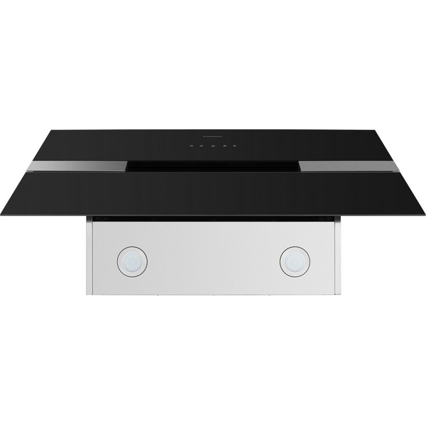 Вытяжка MAUNFELD MERSEY 90 (нержавеющая сталь\черное стекло)