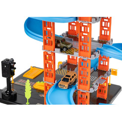 Паркинг игрушечный Labalu P9588A-1 / 5-уровневый с дорогой и автомобилями (голубой)