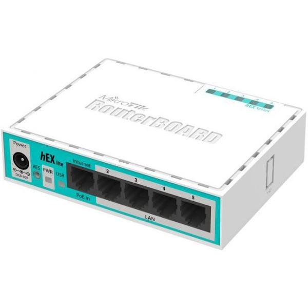 Маршрутизатор Mikrotik Hex Lite (RB750r2)