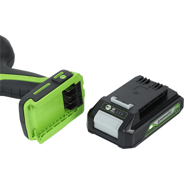 Ударная дрель-шуруповерт Greenworks GD24DD60K2 3704107UA